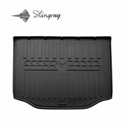 Guminis 3D bagažinės kilimėlis TOYOTA RAV4 (XA40) 2013-2018 (Su standartiniu atsarginiu ratu)