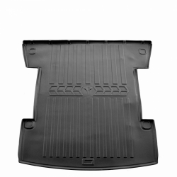 Guminis 3D bagažinės kilimėlis VOLKSWAGEN Caddy (2K) (7 vietų Long) 2003-2020 (Be 3 sėdynių eilės)