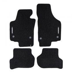 Veliūriniai HORIZON kilimėliai SEAT Altea XL 2004-2008 (Juodos spalvos)