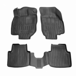 Guminiai 3D kilimėliai SKODA Superb IV (3Y) 2023→ (Juodos spalvos)