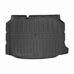 Guminis 3D bagažinės kilimėlis SEAT Leon (5F) Hatchback 2012-2020 (Vieno lygio dugnas)