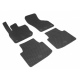 Guminiai kilimėliai VOLKSWAGEN Passat (B9) Universal 2023→ (Su originaliais tvirtinimais, juodos spalvos)
