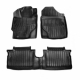 Guminiai 3D kilimėliai TOYOTA Yaris III (XP13) 2011-2020 (Juodos spalvos)