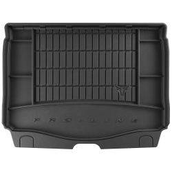 Guminis bagažinės kilimėlis Pro-Line PEUGEOT 207 SW 2006-2012 (Vieno lygio dugnas, Su skyreliais daiktams)