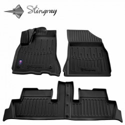 Guminiai 3D kilimėliai CITROEN C4 Picasso 2006-2013 (Juodos spalvos)