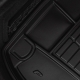 Guminis bagažinės kilimėlis Pro-Line MERCEDES BENZ S-Klasė Sedan (W222) 2013-2020 (Su skyreliais daiktams)