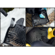 Guminiai kilimėliai No.77 FIAT Fiorino III 2008-2017 (Priekiniai 2 vietų, Su borteliais)