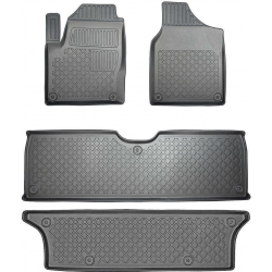 Guminiai kilimėliai GuardLiner 3D SEAT Alhambra 1995-2010 (Trys eilės, Paaukštintais kraštais)